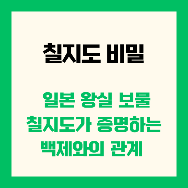 칠지도 비밀 일본 왕실 보물 칠지도가 증명하는 백제와의 관계